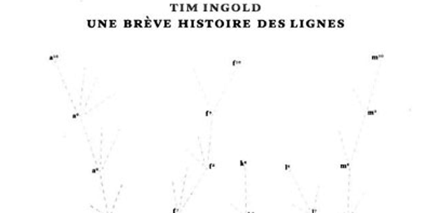 « Une brève histoire des lignes », de Tim Ingold : traits d’esprit