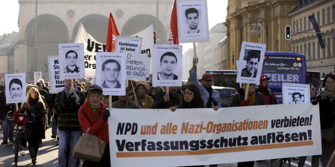 Une manifestation contre l'extrême droite, en 2011 à Munich.