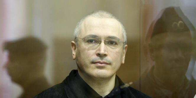 Mikhaïl Khodorkovski à l'occasion de son second procès, le 14 octobre.