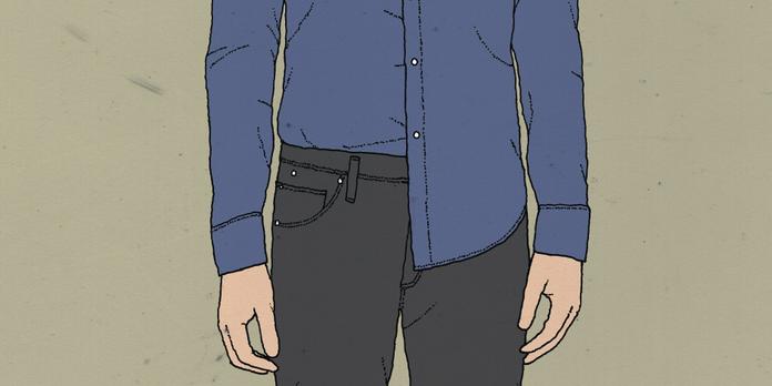 Chemise à moitié rentrée homme clearance