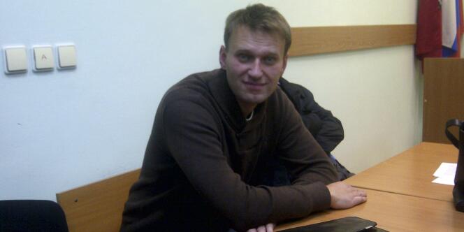 L'une des figures de l'opposition russe, Alexeï Navalny, à Moscou, le 6 décembre 2011.