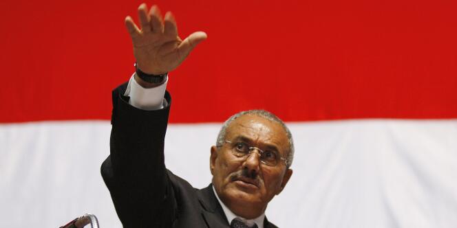 Le président yéménite, Ali Abdallah Saleh, le 20 février 2011.