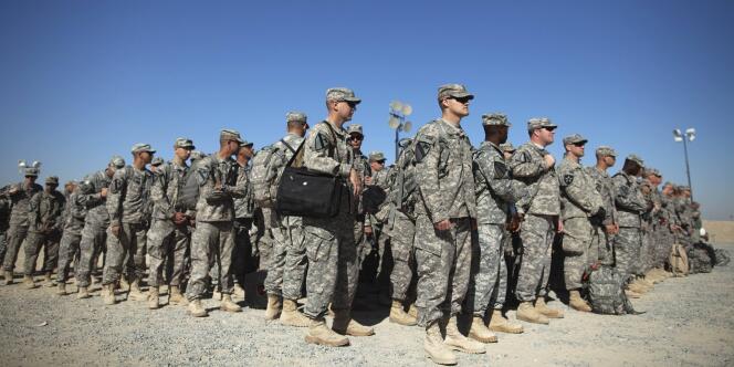 Soldats américains quittant l'Irak, 2011.