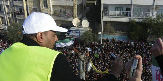 Un observateur de la ligue arabe en Syrie, le 30 décembre 2011.