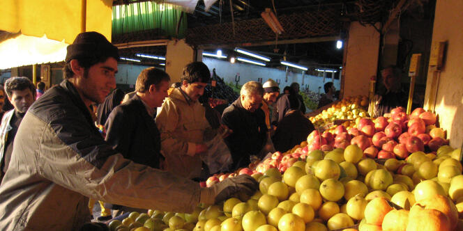 Dans un marché de Téhéran en 2008.