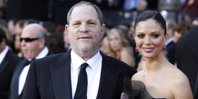 Le producteur Harvey Weinstein et sa femme Georgina Chapman à Hollywood, le 27 février 2011.