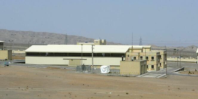 Une vue générale de la centrale nucléaire sur le site de Natanz, en Iran, 270 km au sud de Téhéran.