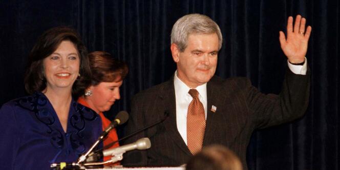 Marianne et Newt Gingrich, en 1998.