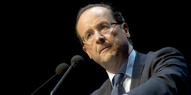 François Hollande, le 24 janvier, à Toulon.