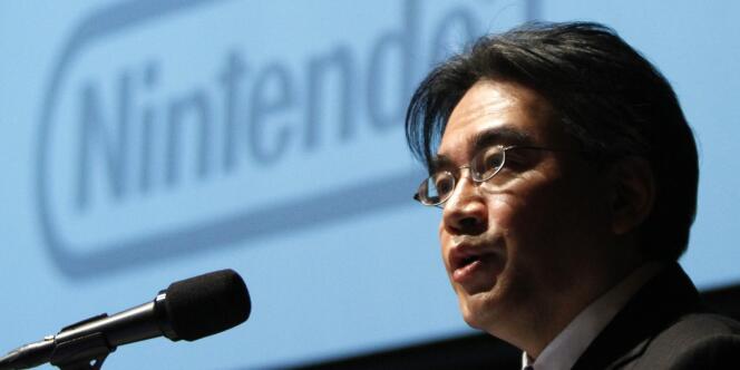 Le président de Nintendo, Satoru Iwata, le 27 janvier 2012 à Tokyo.