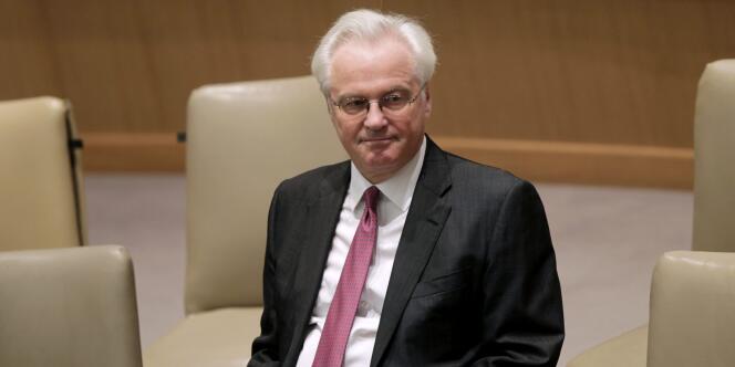 Vitaly Churkin, ambassadeur de la Russie auprès des Nations unies, le 31 janvier 2012.