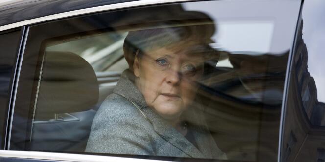 Angela Merkel à Paris, le 6 février.