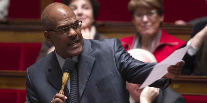 Le député apparenté socialiste de Martinique Serge Letchimy, mardi 7 février à l'Assemblée nationale.