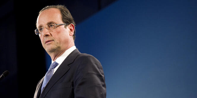 François Hollande, le 30 janvier à Brest.