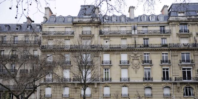 L'hôtel particulier des Obiang, avenue Foch à Paris.