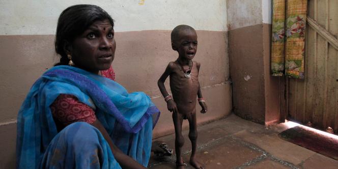 En Inde, 48 % des enfants souffrent de retards de croissance dus à la malnutrition, selon un rapport de 