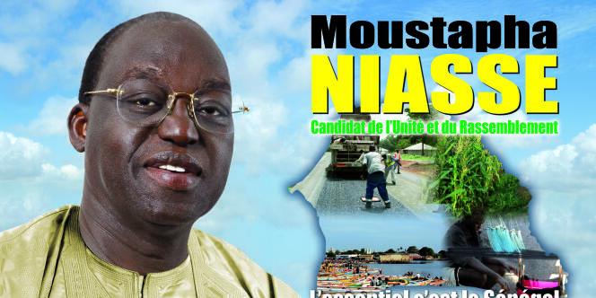 Affiche du candidat Moustapha Niasse.