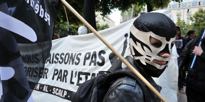 Manifestation à Paris, le 21 juin 2009, en soutien aux neuf personnes du 