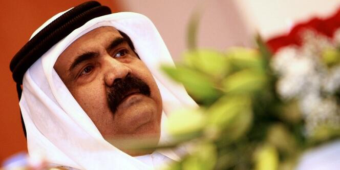 L'émir du Qatar, Hamad Ben Khalifa Al-Thani, à Doha.