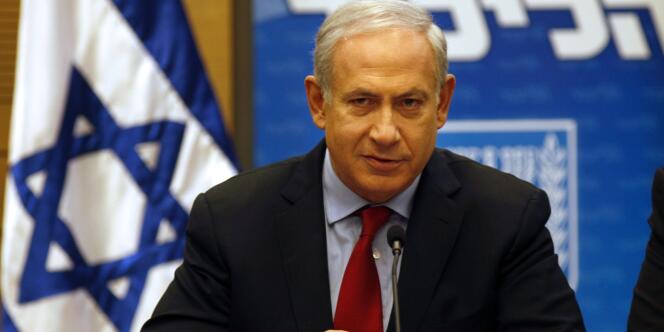Le premier ministre israélien Benyamin Nétanyahou, lundi 12 mars.
