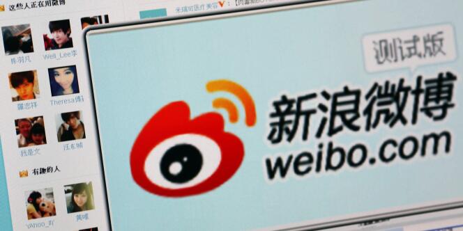 Le site de micromessagerie chinois Sina Weibo.