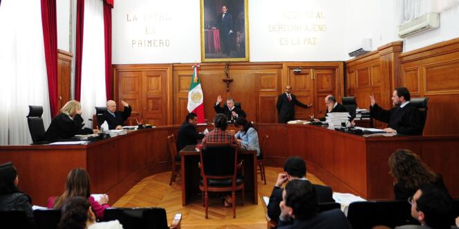 La première chambre de la Cour suprême du Mexique doit se prononcer mercredi sur la proposition du juge Arturo Zaldivar d'une 