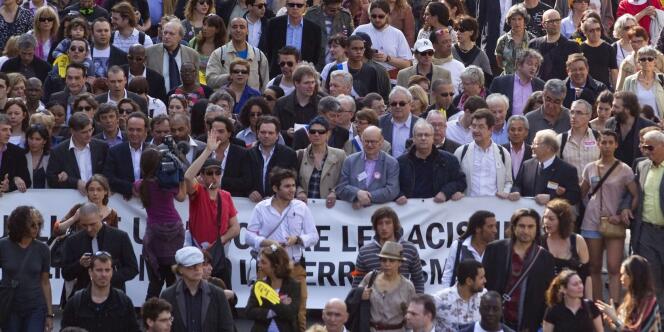 Marche contre le racisme et l'antisémitisme, le 25 mars à Paris.