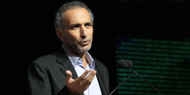 Tariq Ramadan, au congrès de l'UOIF, en avril 2012.