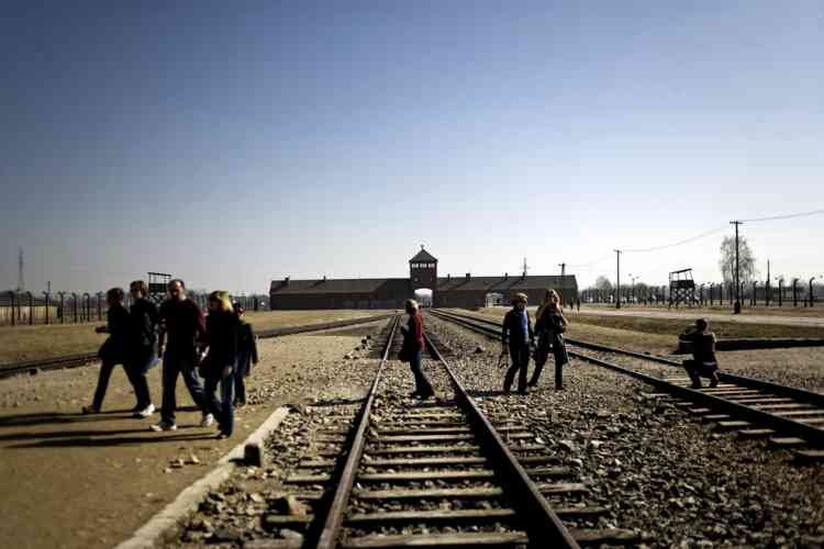 Warsaw 17.03.2012 Poland
Teachers in the KL Auschwitz-Birkenau
Photo: Adam Lach / Napo Images for Le Monde