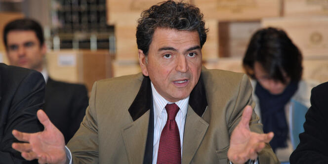 Le secrétaire d' Etat au commerce extérieur, Pierre Lellouche, le 20 mars 2012.