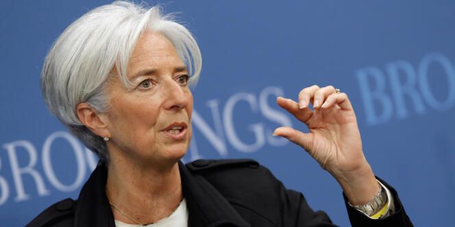 Christine Lagarde, la directrice générale du FMI, le 12 avril à Washington.