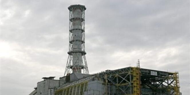 Vue de la centrale nucléaire de Tchernobyl, le 17 septembre 2007.