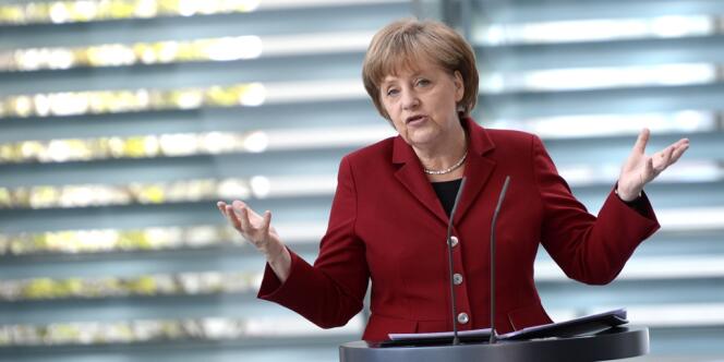 La chancelière allemande, Angela Merkel, refuse de discuter du pacte budgétaire.