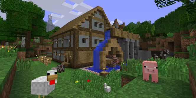 Une capture d’écran de « Minecraft ».