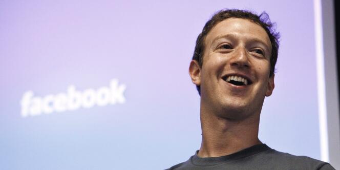 Mark Zuckerberg, PDG de Facebook.