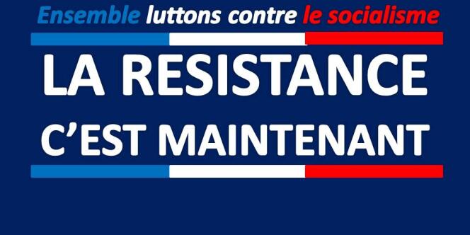 Bannière d'un groupe Facebook anti-François Hollande