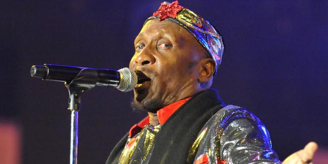 Le chanteur Jimmy Cliff en concert à Rabat, au Maroc, le 23 mai 2012.