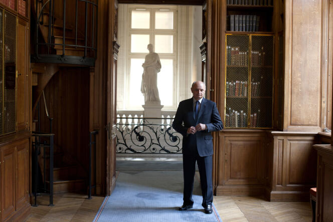 Didier Migaud dans la galerie Philippe-Séguin de la Cour des comptes, vendredi 29 juin.
