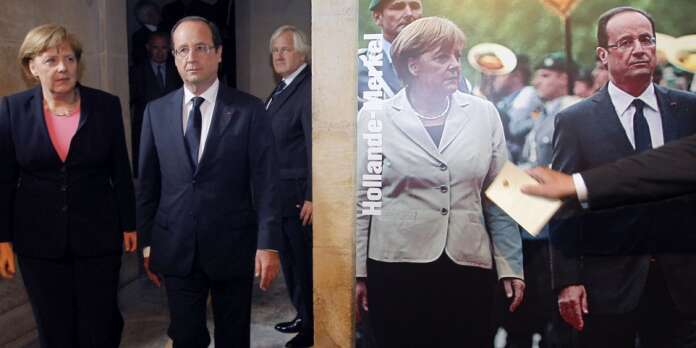 Hollande et Merkel célèbrent à Reims cinquante ans d'amitié franco-allemande