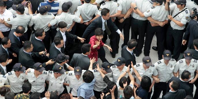 En Coree Du Sud La Fille Du Dictateur Park Chung Hee Candidate A La Presidence