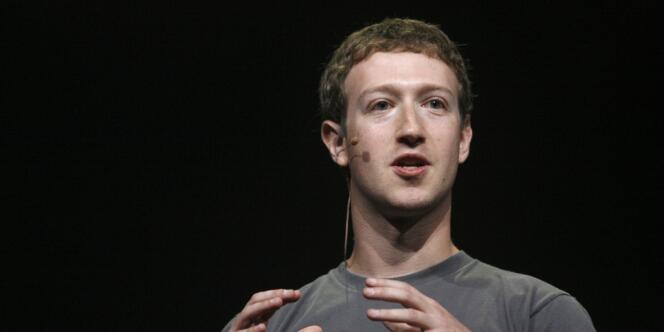 Le PDG fondateur de Facebook, Mark Zuckerberg.