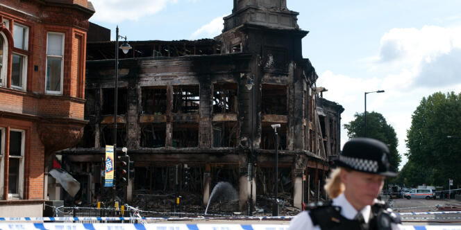 Le quartier de Tottenham, le 8 août 2011, après les émeutes qui ont secoué ce quartier du nord de Londres.