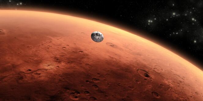 Le robot Curiosity doit se poser sur la Planète rouge lundi 6 aout à 7 h 31.