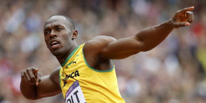 Usain Bolt roi du sprint. Londres, le 7 août.