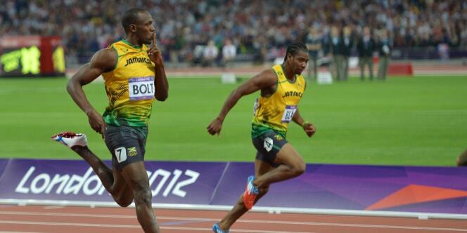 Usain Bolt s'est régalé sur la piste londonienne.