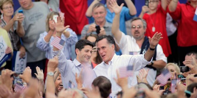 Mitt Romney et Paul Ryan, le 12 août dans le Wisconsin.