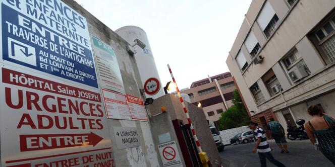 L'hôpital Saint-Joseph à Marseille, le 28 août 2012.