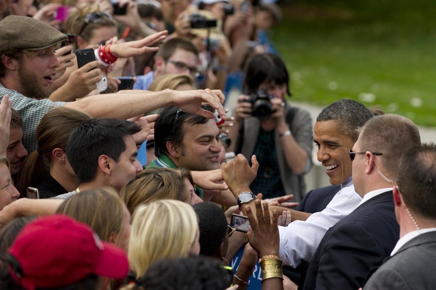 Pendant la convention, Obama et les siens font campagne