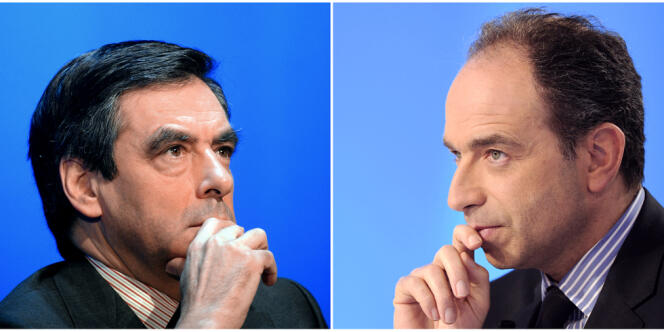Jean-Francois Copé, secrétaire général de l'UMP, et Francois Fillon.