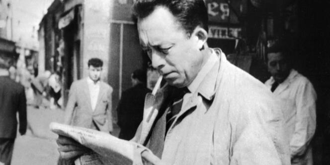 L'écrivain Albert Camus en 1959.